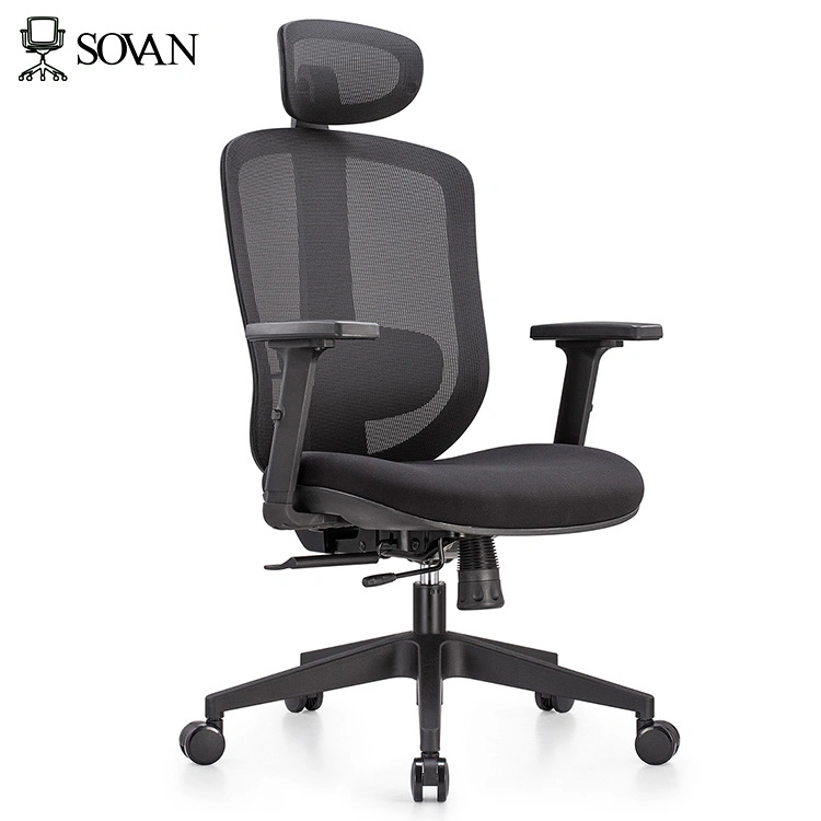 China Manufacturer High Quality Mesh Task Chair Adjustable Ergonomic Comfortable Swivel Office Chair