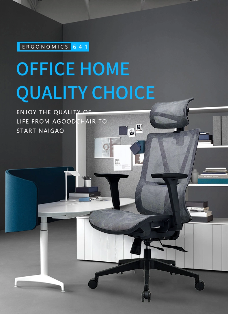 Cheap Ergonomic Recliner Full Mesh Fabric Office Chair with Headrest