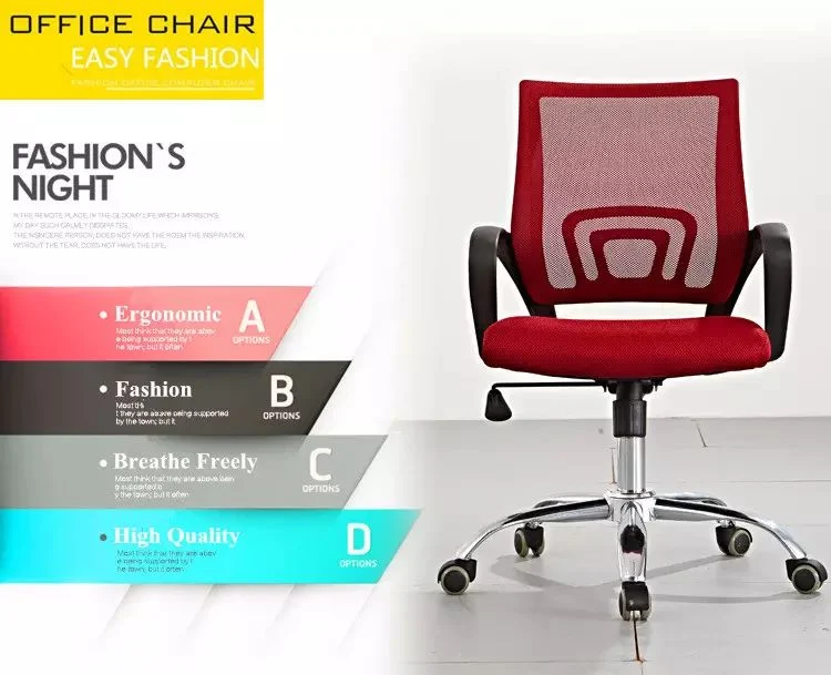 Modern Swivel Armrest Fabric Chair Office Furniture Executive Adjustable Wheels Mesh Office Chair