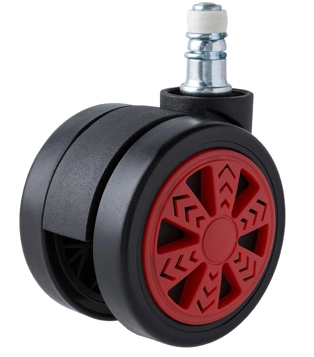 Swivel Caster Wheels for Office Chair, Plastic Mesh Chair Components