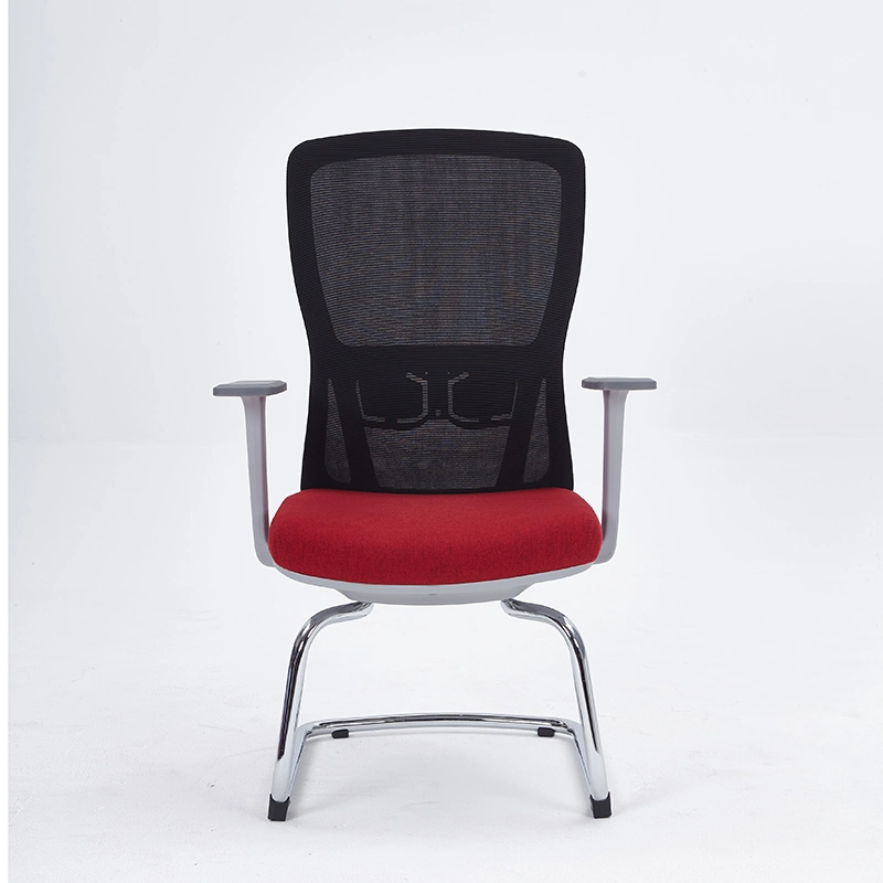Popular Staff Visitor Chair Conference Room Reception Guest Mesh Office Chair Without Wheels