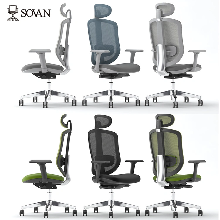 China Manufacturer High Quality Mesh Task Chair Adjustable Ergonomic Comfortable Swivel Office Chair