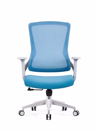 Comfortable Office Furniture Office Desk Chairs with Wheels Mesh Chair Back Fabric Office Chair