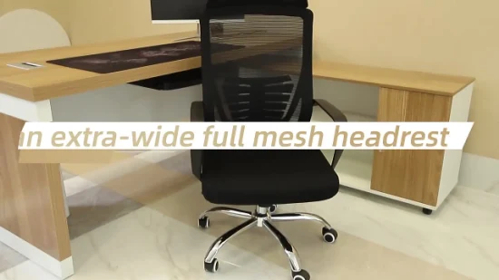 Cheap Mesh Staff Swivel Computer Reclining Task Office Chair with Headrest